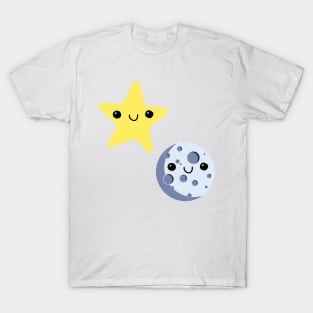 Cutey Face Star and Moon T-Shirt